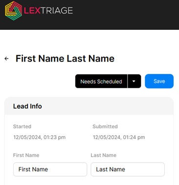 LEXTRIAGE - Support